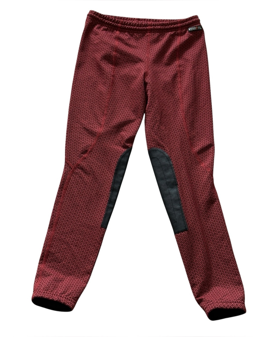 Kerrits Fleece Lite Knee Patch Tight Equestrian Riding Pants Girls Size XL Horse